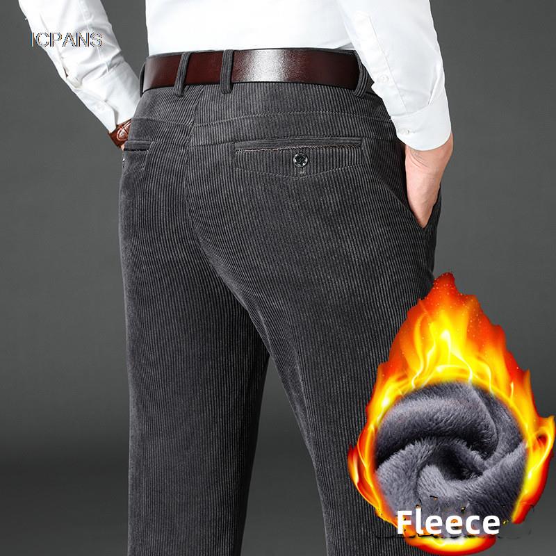 Corduroy Pant Warm - Winter Corduroy Mens Pants Thick Warm
