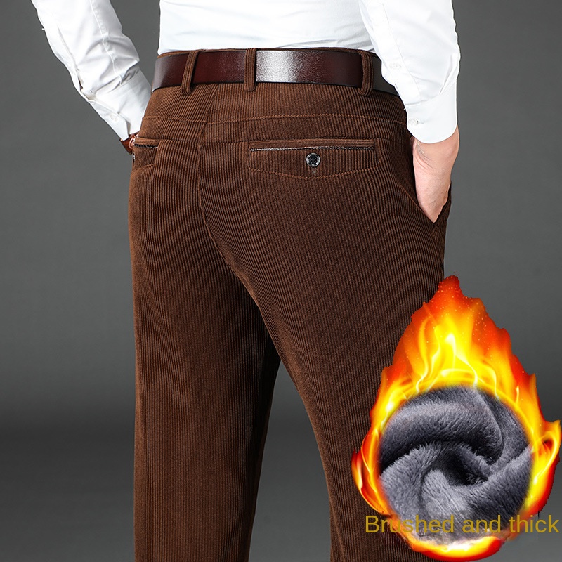 Winter Corduroy Mens Pants Thi - Corduroy Pant Warm ulasan dan harga