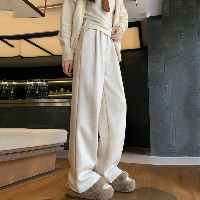 High Waist Straight Wide Leg P - Corduroy Pant Warm ulasan dan harga