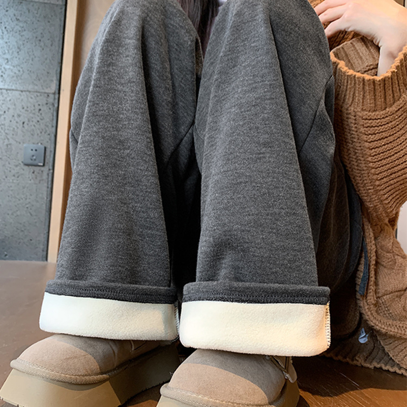 High Waist Straight Wide Leg P - Corduroy Pant Warm ulasan dan harga