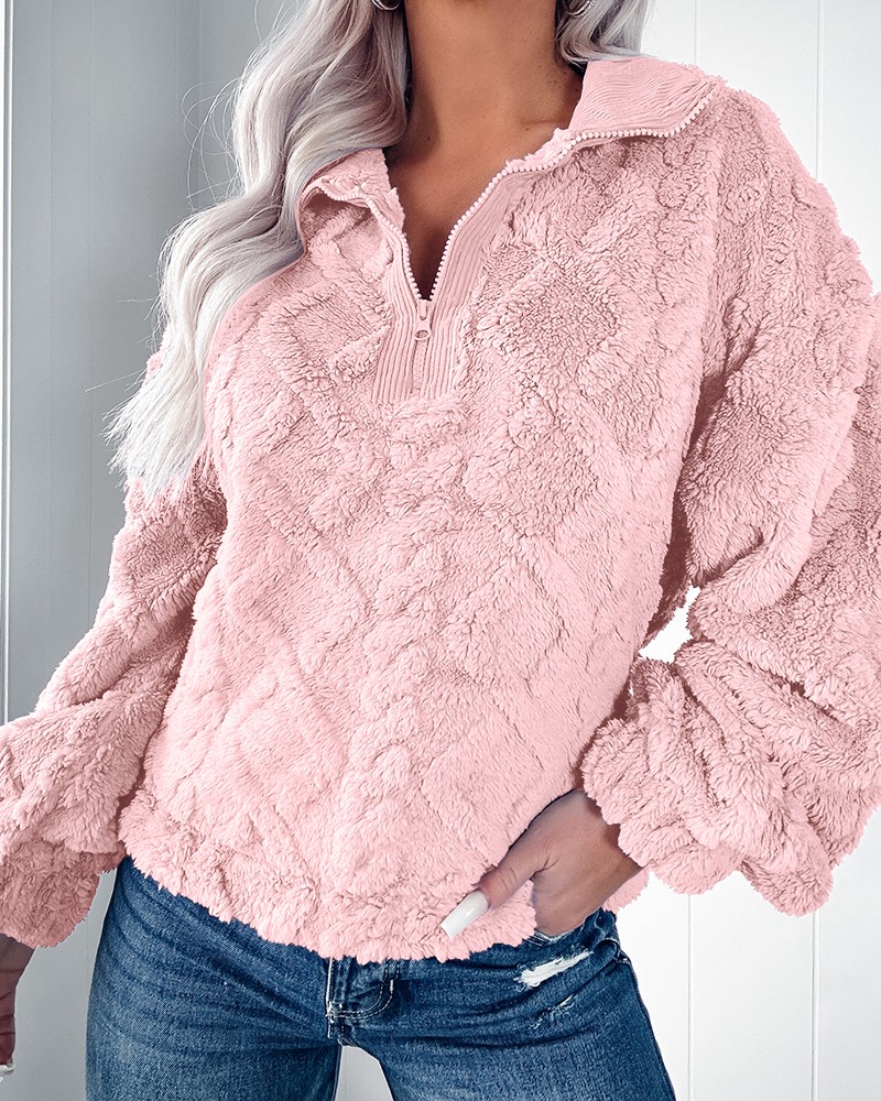Women Sherpa Fleece Pullover H - Sherpa Hoodie Fleece ulasan dan harga