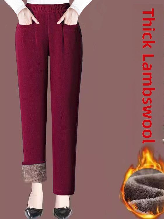 plus Size Women's Corduroy Pan - Corduroy Pant Warm ulasan dan harga