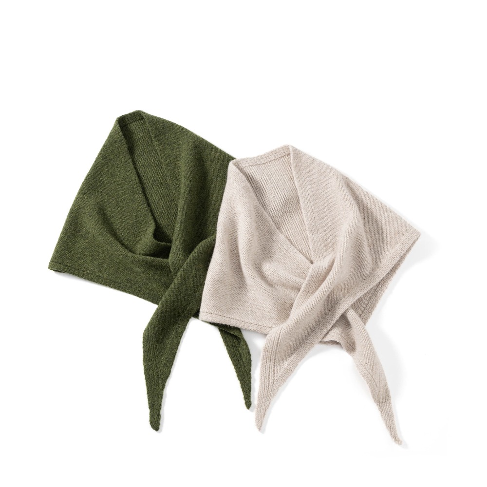 2026 100% Wool Triangle Scarf  - Wool Scarf Men ulasan dan harga