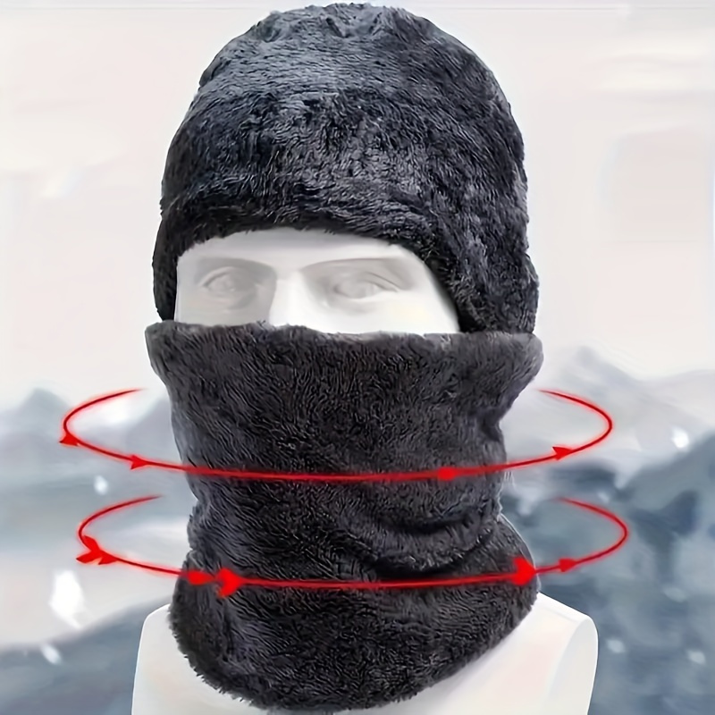 Men's winter hat, outdoor wint - Wool Scarf Men ulasan dan harga