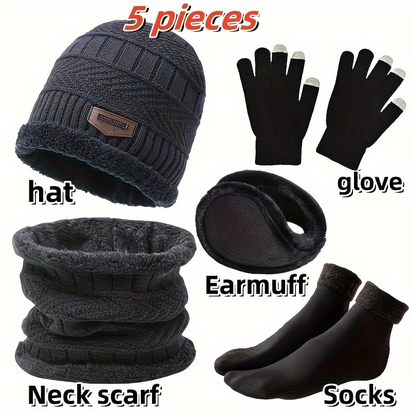 Men's winter hat, outdoor wint - Wool Scarf Men ulasan dan harga