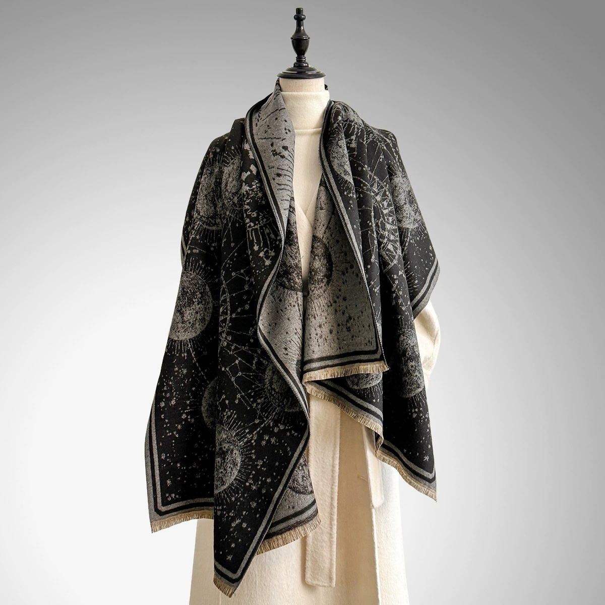 Luxury Womens Winter Thicken W - Cashmere Pashmina Wrap ulasan dan harga
