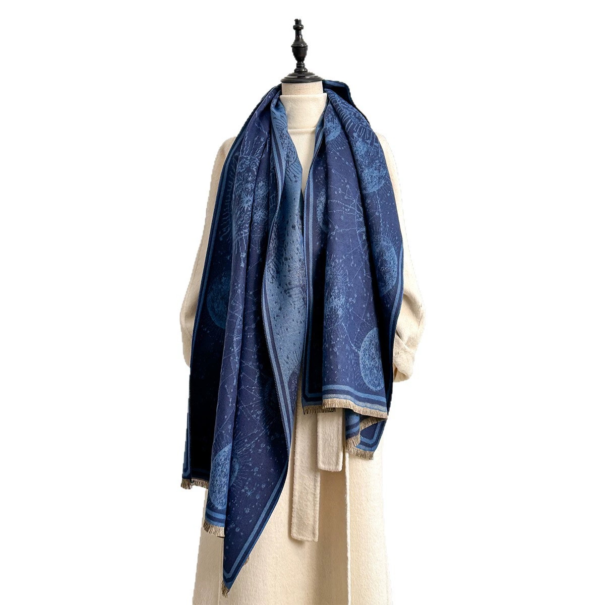 Luxury Womens Winter Thicken W - Cashmere Pashmina Wrap ulasan dan harga