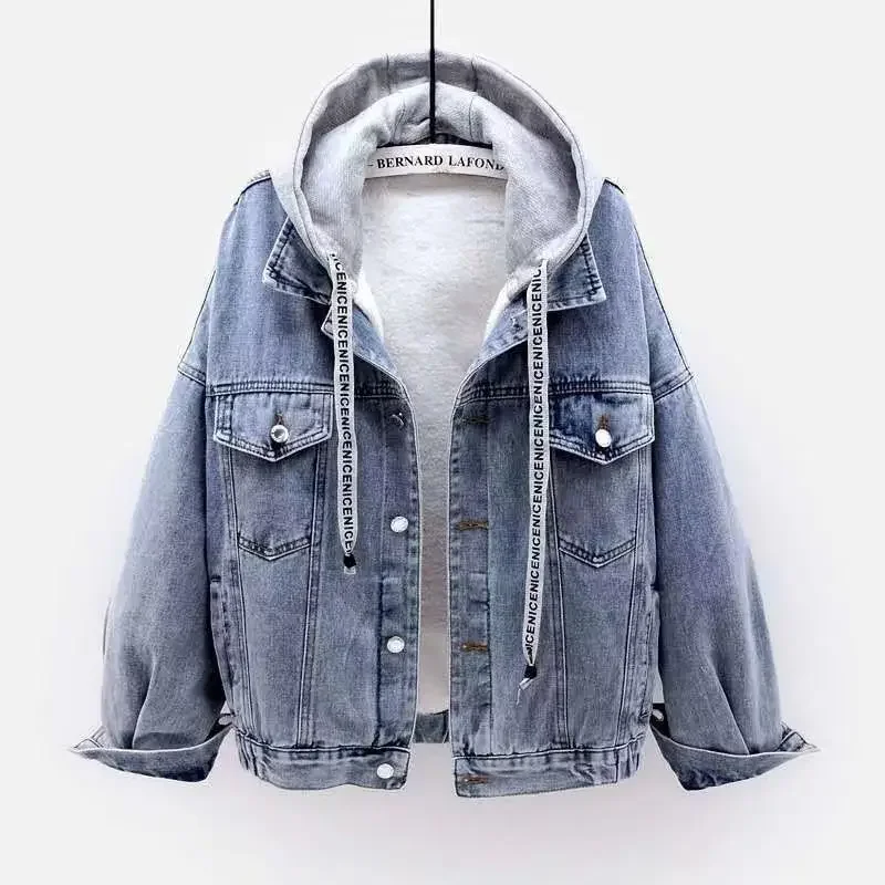 Women's Thickened Warm Lamb Wo - Wool Coat Peacoat ulasan dan harga