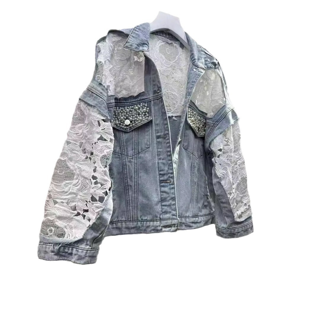 Spliced Embroidery Jacket Wome - Down Jacket Packable ulasan dan harga